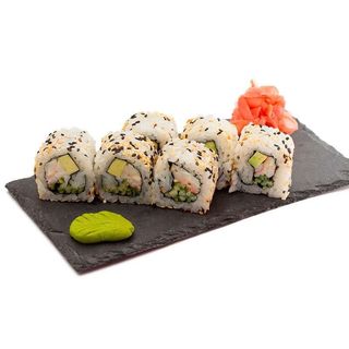 Uramaki Kanikama Con Cebolla Frita (9 Uds.)