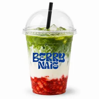 Iced Strawberry Matcha