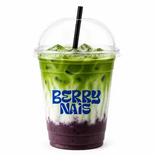 Iced Blueberry Matcha