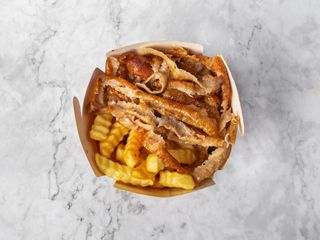 Plato Kebab Y Patatas