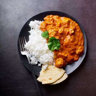 Plato Arroz Con Pollo Curry