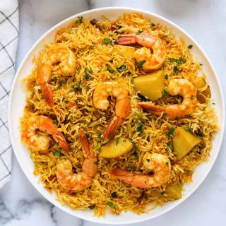 Gamba biryani
