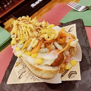 Sambo dog burger