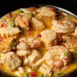 Salpicón de rape y langostino