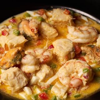 Salpicón de rape y langostino