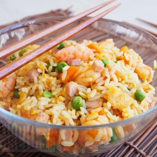 Arroz Frito Con 3 Delicias