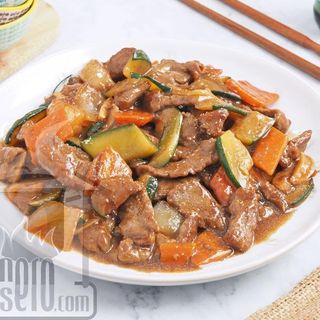 Ternera Con Salsa De Ostras