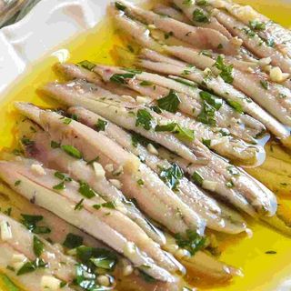 Tapa De Boquerones En Vinagre