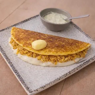 Cachapa De Pollo Mechado
