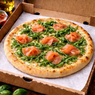 Pizza salmone