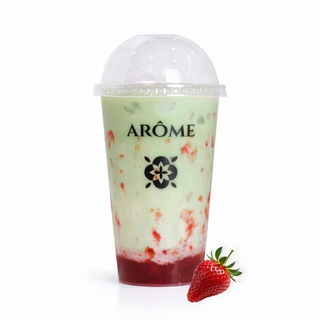 Matcha Strawberry Latte