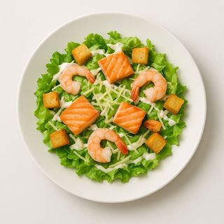 Caesar Salmon Salad