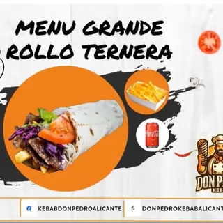 Menú Rollo Ternera Grande