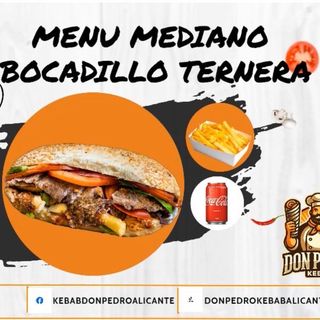 Menú Bocadillo Ternera