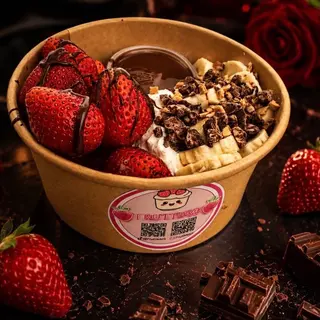 Bowl De Fresas Y Banano