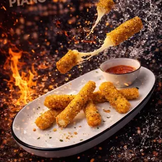 Palitos De Queso Fritos Con Salsa (Ración)