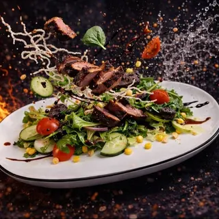 Ensalada De Pato Con Pera Caramelizada