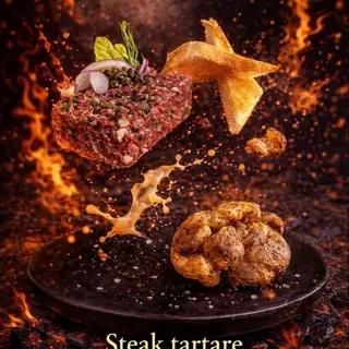 Steak Tartar Con Patatas Canarias
