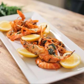 Sizzling Garlic Prawns