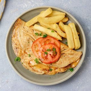 Omelette & Chips