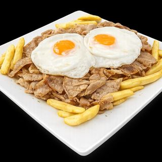 Plato De Huevos Rotos Sin Bebida