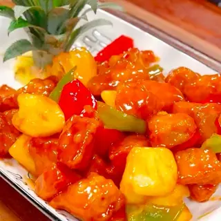 Pollo agridulce
