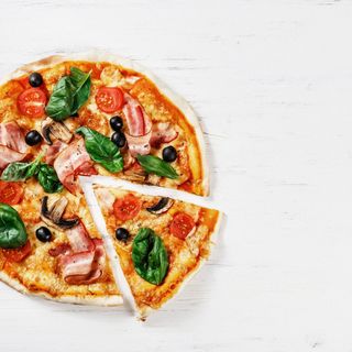 Pizza De Gambas