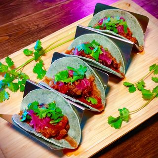 Tacos Con Tacos De Chile De Carne (México)