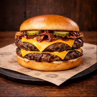 Double cheeseburger