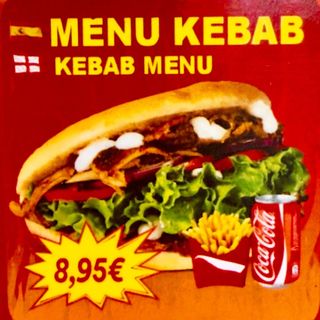 Menú Kebab