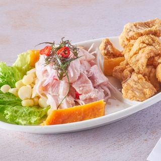 Ceviche De Pescado Con Chicharrón