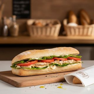 Bocadillo Vegetal De Pollo