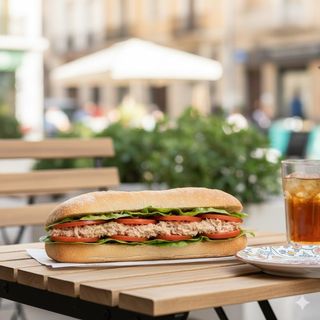 Bocadillo Vegetal De Atún