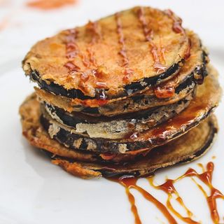 Berenjenas Con Miel Y Queso De Cabra