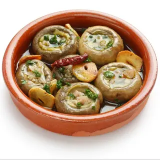 Champiñones Con Queso