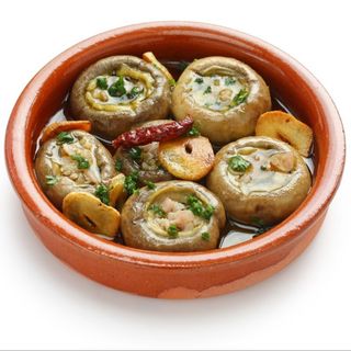 Champiñones Con Queso