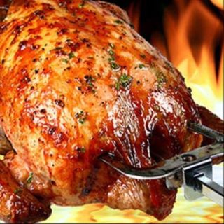 Pollo entero asado
