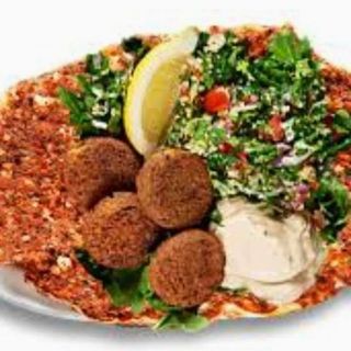 Lahmacun Vegetal O Falafel
