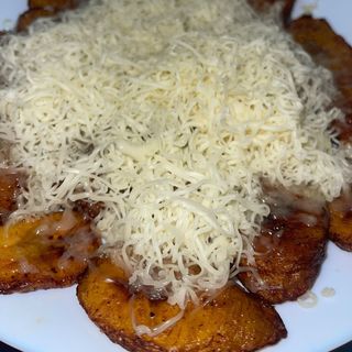 Tajadas con queso