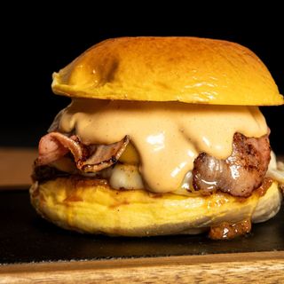 Hamburguesa top bacon