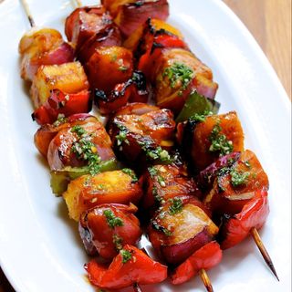 Brochetas De Carne Y Langostino (3 Uds.)