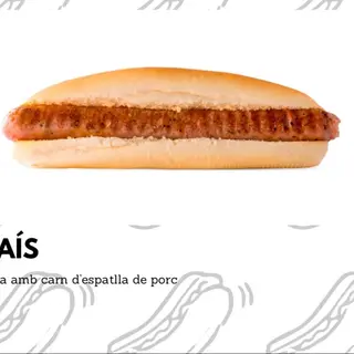Entrepà de Salchicha del país