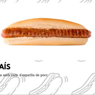 Entrepà de Salchicha del país