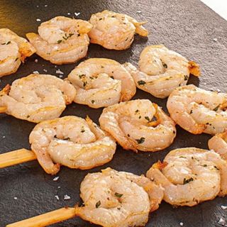 Piruleta de langostinos