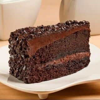 Tarta muerte por chocolate (porción)