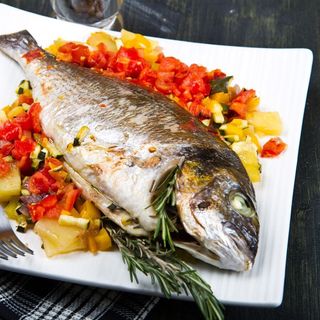Filete de dorada a la brasa