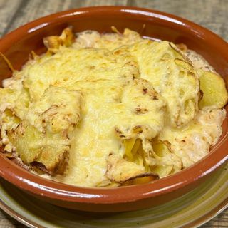 Patatas con Crema y Queso
