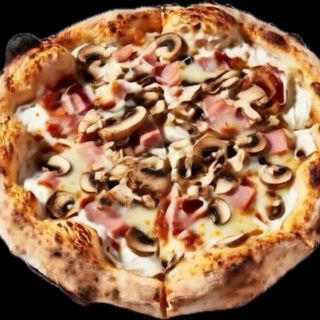White Regina Pizza 33 cm