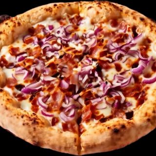 White Bacon Pizza 33 cm