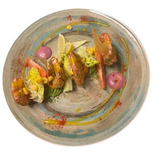 Ensalada Aguacate Y Gambas